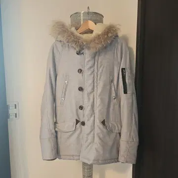 [ junhashimoto ] 준하시모토 퍼 자켓 아우터 그레이