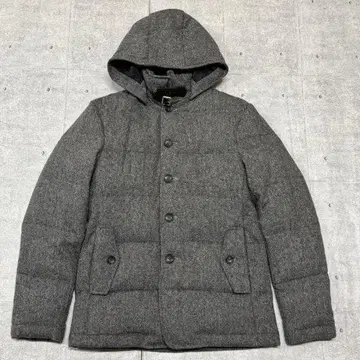 새상품급 JORNAL STANDARD 홈스펀 다운 가죽 탭 자켓