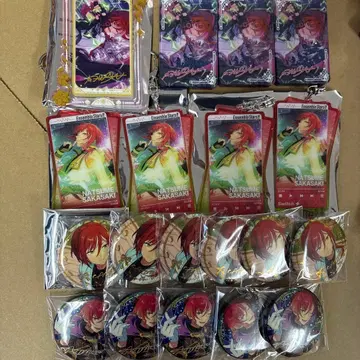 앙스타 중국 사카사키 나츠메 캔뱃지 키링 19점