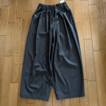 매킨토시 철학 스트라이프 와이드 팬츠