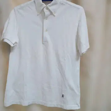 GUY ROVER 화이트 피케 셔츠