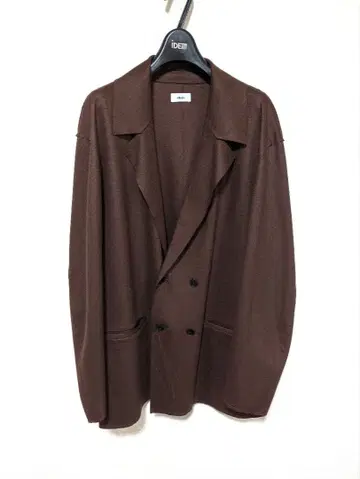 Allege. 더블 테일러드 자켓 사이즈 2 브라운