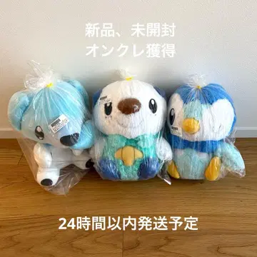 [ 새상품 ] 포켓몬스터 봉제 인형 팽도리 쌍검자비 꾸꾸리