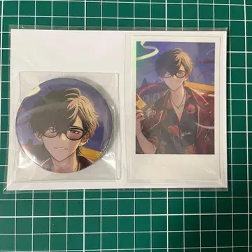 유메오이 카케루 생일 굿즈 2024 캔뱃지 폴라로이드풍 카드