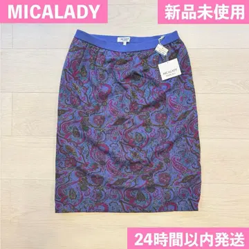 택 포함 새상품 / 파피올라 스커트 울 혼방 미카 레이디 일본제