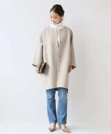 Deuxieme Classe 리버 노카라 코트