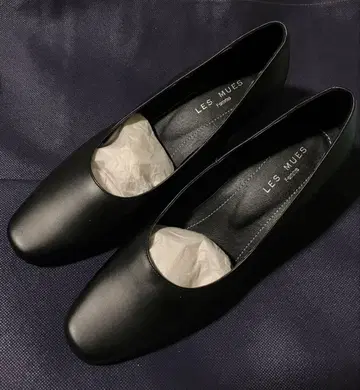 LES MUES 블랙 펌프스 박스 포함