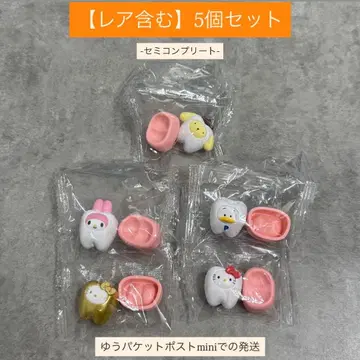 [레어 포함] 세미 컴프 세트 산리오 캐릭터즈 모두 함께 되자! 치아