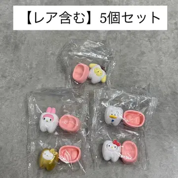 [레어 포함] 세미 컴프 세트 산리오 캐릭터즈 모두 함께 되자! 치아