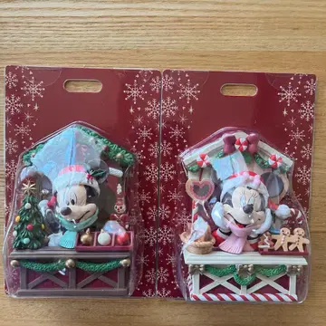 미키, 미니, 크리스마스 마켓풍 피규어