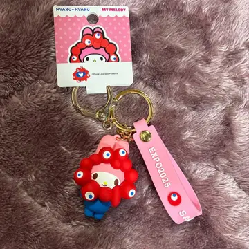 먀쿠먀쿠 산리오 키링 마이멜로디 회장 한정품 인기 상품!