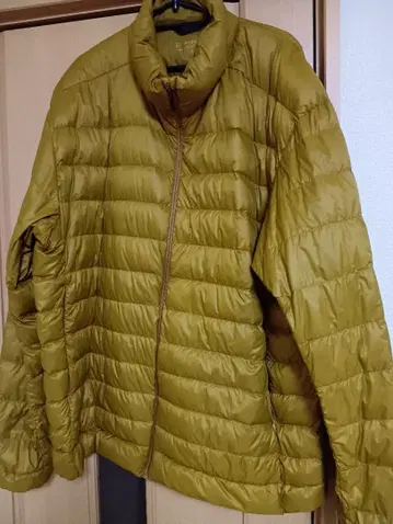 시마무라 프리미엄 라이트 다운 자켓 5L 머스타드 거의 새상품