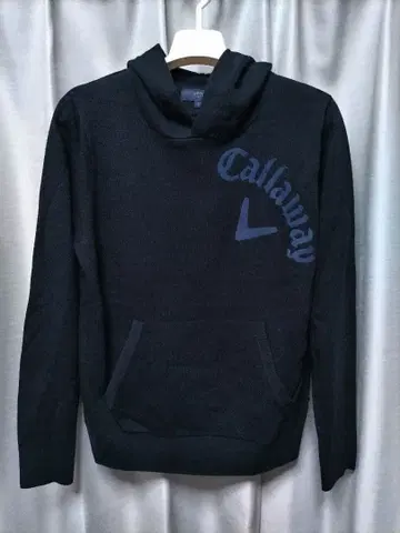 캘러웨이 니트 후드티 네이비