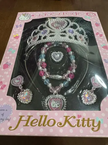 키티 헬로키티 티아라 티아라 세트 완구 산리오 2016년