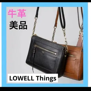 LOWELL Things 로웰 싱스 숄더백 블랙 가죽