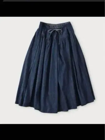 45R  데님 이지 스커트