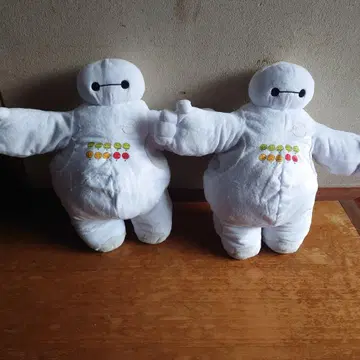 베이맥스 슈퍼 라지 봉제 인형 스트레스 온도계 Ver 2체 세트