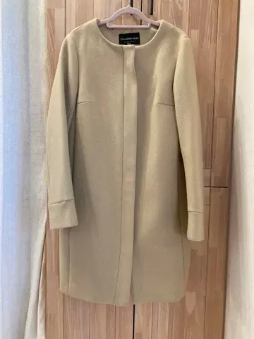 STRAWBERRY-FIELDS 울 롱 코트 베이지 사이즈 2