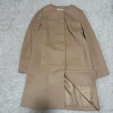 [ 새상품급 ] anySiS 노카라 코트 L 베이지 히요쿠지타테 애니시스