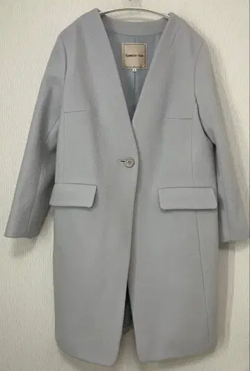 미사용 Apuweiser-riche V넥 컬러 코트