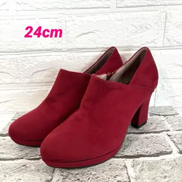 ORiental TRaffic 레드 스웨이드 부티 L(24cm)