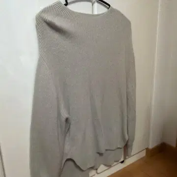 SNIDEL 리브 니트 그레이 ONE SIZE