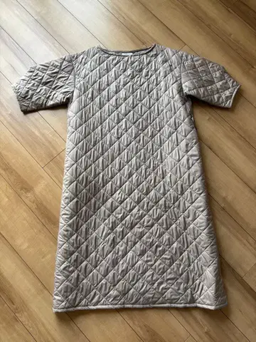 yarmo  퀼팅 롱 원피스 카키