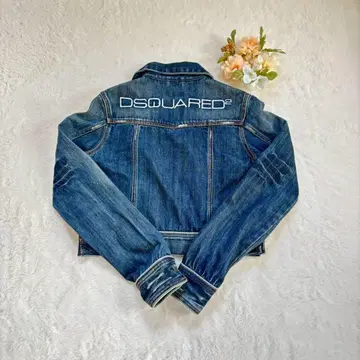 디스퀘어드2 Dsquared2 로고 자수 G 데님 자켓 M