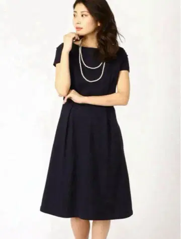 새상품급 CELFORD (셀) 분또 원피스 네이비