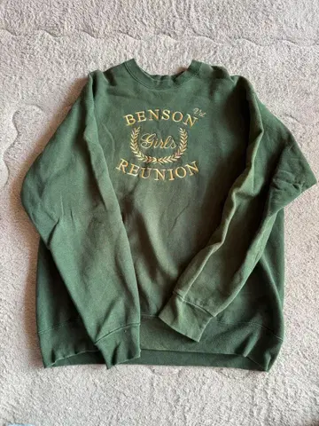 Benson Girls Reunion 맨투맨 XL 올리브 그린