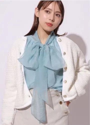 새상품급 Mystrada 스팽글 니트 자켓