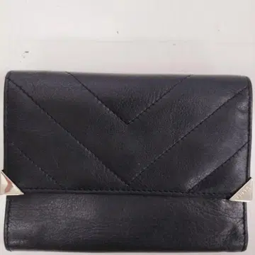 FURLA 블랙 3단 폴더형 지갑