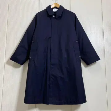 miffew 미프유 기자 코튼 싱글 래글런 다운 코트 발수