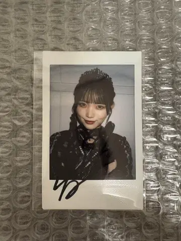 마나베 나기사 생일 기념 복권 S상 친필 사인 폴라로이드