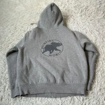 HUNTING 헌팅월드 지퍼 맨투맨 후드티