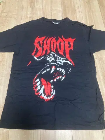 Snoop 블랙 T셔츠 L 사이즈