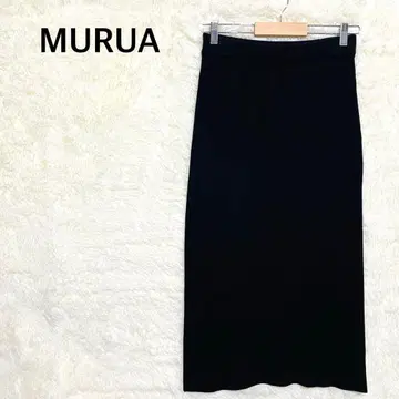 무루아 롱 기장 스커트 타이트 실루엣 깊은 슬릿 후크 M 사이즈