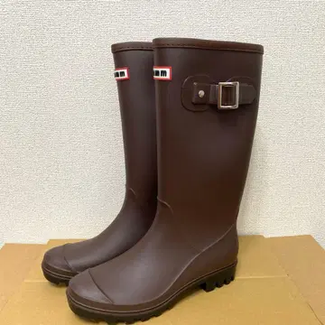 브라운 버클 장화