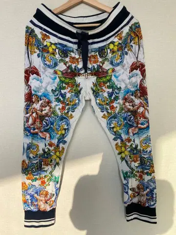 바로크풍 디자인 조거 팬츠