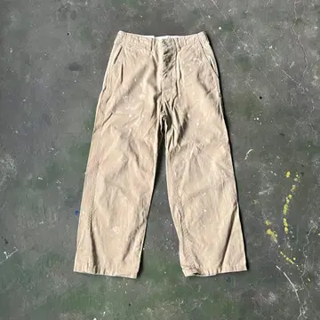 Johnbull 페인트 가공 팬츠