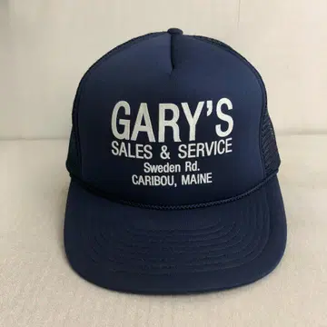 [ USA 구제 의류 ] GARY'S  기업 메쉬 캡 네이비