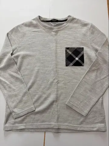 BLACK LABEL 그레이 긴팔 티셔츠 LL