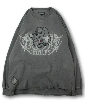 [ GALFY/갈피 ] 염염완완보로보 롱 슬리브 티셔츠