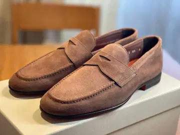 브라운 스웨이드 로퍼 UK 7 / US 8