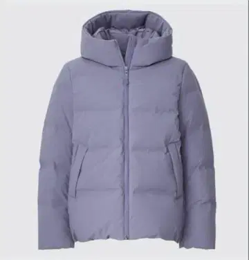 새상품 유니클로 심리스 다운 파카 여성용 M BLUE