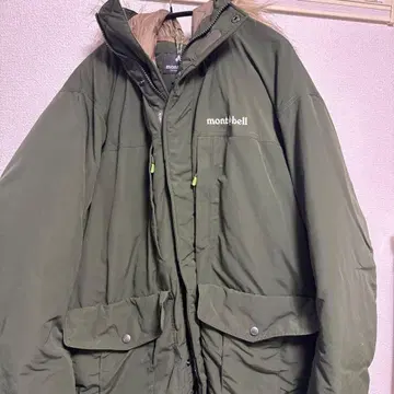 mont-bell 다운 자켓 L 사이즈 올리브 그린