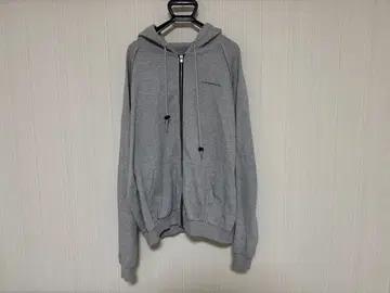 ANOTHER YOUTH 그레이 집업 후드티