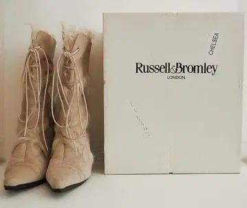 Russell & Bromley 스웨이드 x 퍼 부츠