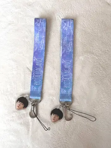 나가노 료타 미니 아크릴 키링 포함 스트랩 2개