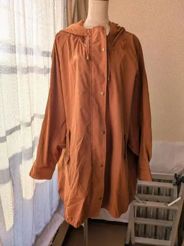 빅 사이즈 10L 오렌지 계열 자켓 후드 부착